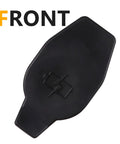 Heavy Duty Charging Port Dust Plug For Rivian R1t And R1s 2022 2023 2024 2025 top view of black rubber dust cap