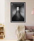 Vintage Framed Print of Wilson Dam Hydroelectric Plant with Turbine and Generator Spanning the Tennessee River Muscle Shoals Alabama Retro Vibes Wall Art Decor Library of Congress Archive Inspired on living room wall