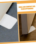 Clear Plastic Leveling Shims For Furniture Wobble Fix 32 Piece Wedge Set under a door, compact design for leveling furniture.