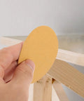 Kickstart Your Rust Removal With This 40 Pc Sanding Disc Grit Set Featuring 120 220 And 400 Self Adhesive Varieties for applying a beige sanding disc