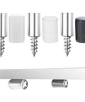 Built Tough Shelf Bracket Set With Rubber Sleeve Laminate Mounting Hardware for furniture cabinets and wardrobes