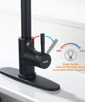 Touchless Kitchen Faucet With Pull Down Sprayer And Soap Dispenser, Motion Sensor Hands Free Faucet For Modern Kitchen