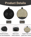 8 Pcs Brake Pads Compatible With GXL V2 Apex Apex XL XR Ultra Electric Scooter Semi Metallic And Resin Disc Pads