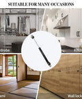 Six Pack 100N Gas Struts for 10 Inch Cabinet Doors Cabinet Shocks and Lift Supports with Round Mounting Plates in wardrobe, kitchen, wall lockers, tatami room.