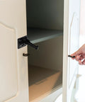 No Drill Childproof Cabinet Locks Pack Of 12 With Strong Adhesion And Easy Install For Drawers Cabinets And Doors Safe Furniture Locks