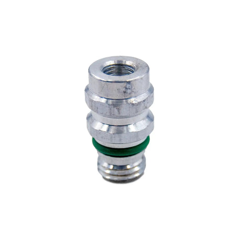 Aluminum high pressure AC service valve for GMC and Chevy