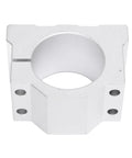 Solid As A Rock 45mm Spindle Clamp Motor Bracket For Cnc Routers machined aluminum alloy showing inner hole and mounting holes.