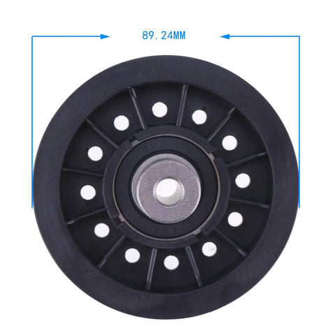 V Idler Pulley Set For John Deere X Series Beefed Up Replacement Kit X300 X304 X310 Dimensions 89.24MM Front View