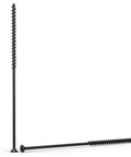 Size Ten Coarse Thread Drywall Screw With Sharp Point And Phillips Drive Two Bugle Head Black 6 Inch 1 Lb Pack Pro Grade