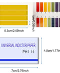 PH Test Strips 1 To 14 Litmus Paper Kit For Home Lab Water Soil Aquariums 800 Strips In 10 Pack with quick color chart