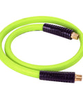 Heavy Duty Swivel Whip Air Hose 1/2 In X 4 Ft With 3/8 In MNPT Fittings, lightweight, flexible, kink-free design.