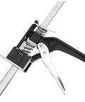 Two Piece Hand Lifting Jack Kit For Furniture Placement And Tile Leveling Features Clearly Marked Dials For Dead On Alignment Compact manual hoist for precise adjustments.