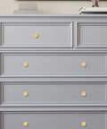 6 Pack Solid Brass Cabinet Knobs Pulls Set In Gold Brushed Finish For Cabinets Drawers And Dressers Modern Handles 1x1 Inch 25mm By 25mm Dope Hardware Kit Heavy Duty Durable Upgrade Your Space on gray dresser drawers