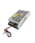 Top Shelf 120W Ups Switching Power Supply 24V Lithium Battery Charger 27.6V Output side view with wiring and metal casing.