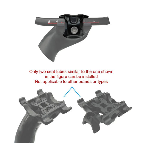 Titanium Seatpost Ear Clamp Kit For Oval Carbon Rails 7x9 Bolt CNC Machined Aluminum Clamp Ritchey WCS 1 Bolt Compatible