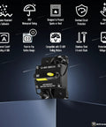 Trolling Motor Stabilizer Bundle With Bow Mount Support And 60 Amp Waterproof Circuit Breaker For Electric Trolling Motors