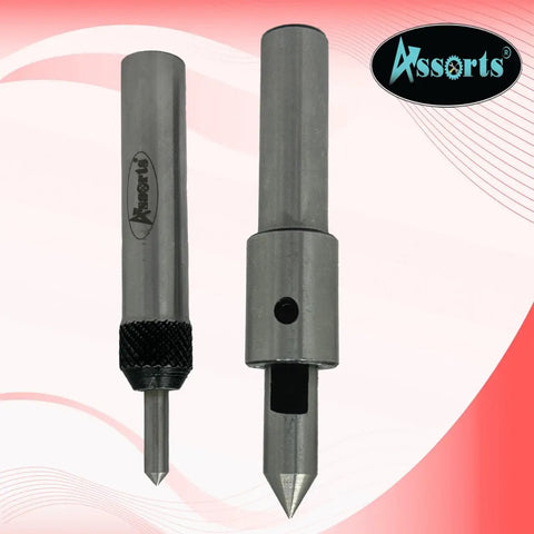 Two Pack Spring Center Tap Guide Tools For Precise Thread Alignment On Lathes Mills And Jig Borers MT2 And MT3 Shank