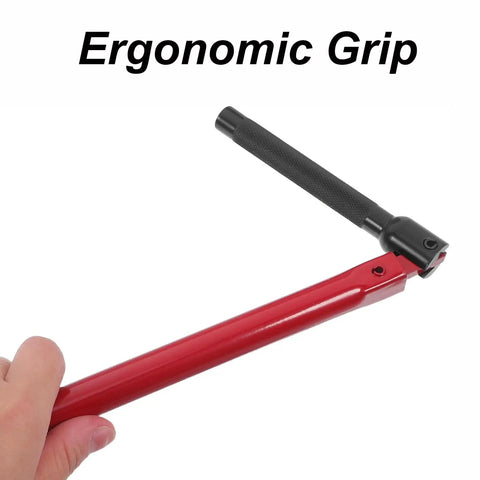 Tough As Nails Metric Socket Wrench Kit With Precision Hex Design For Plumbing And Auto Repair Heavy Duty Steel Tools showcasing ergonomic grip handle.