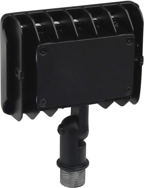 Heavy Duty 16 Pack LED Outdoor Flood Lights 15 Watt 4000K Bronze Waterproof Housing showing a single flood light fixture.