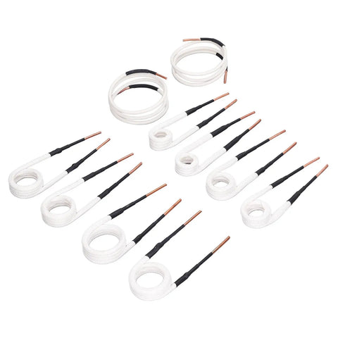 Top Shelf Induction Heater Coil Kit Using Premium Brass Core Wire Shaped To Blast Through Frozen Hardware And Scaly Bolts Delivers Sweet Storage Simplicity Through A Lightweight Carry Tub For Road Warriors: Flexible brass wire coils.