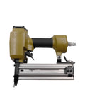 Oil Free Pneumatic Staple Gun And 18 Gauge Brad Nailer Featuring A Killer Rubber Grip for precision finish carpentry.