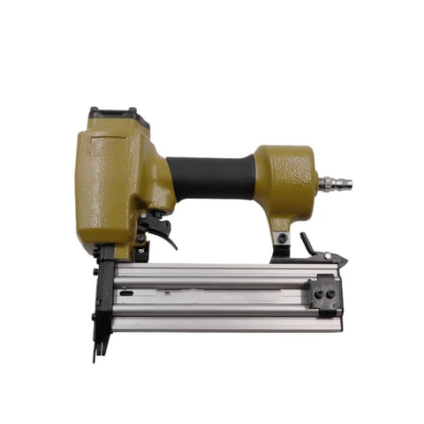 Compact Pneumatic Brad Nailer And 18 Gauge Air Stapler For Woodworking Straight Up Easy Peasy To Handle With Adjustable Depth Settings And Lightweight Build That Gets The Job Done Fast Without Breaking A Sweat Or Hurting Your Hands On Creative Weekends