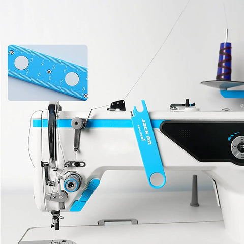 Quick Automatic Needle Threader For Sewing Machine 3 In 1 Multitool with built-in ruler on sewing machine