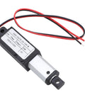 Mini Electric Linear Motion Actuator Packing 20N Thrust And 30 Mm Per Sec Speed For Sofa And Chair Upgrades visible with wires.