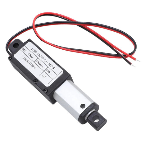 Mini Electric Linear Motion Actuator Packing 20N Thrust And 30 Mm Per Sec Speed For Sofa And Chair Upgrades visible with wires.