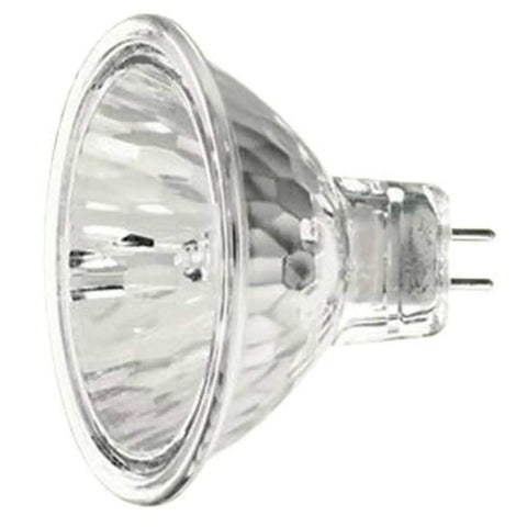 Halogen Light Bulbs 50W MR16 12V GU53 2 Pin Dimmable Landscape Indoor Outdoor Flood Lighting Pack, side view