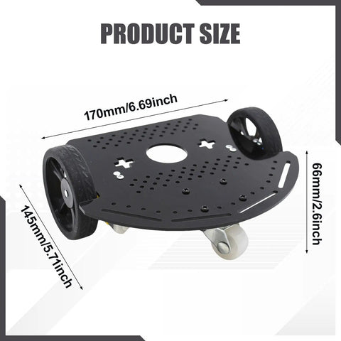 2WD Smart Robot Car Chassis With Silicone Wheels And Double Motors For DIY Learning Projects Intelligent Vehicle Part Kit