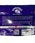 Back of packaging for Dehydrated Quail Wings For Dog Training, 2 Pairs, featuring product details and company information.