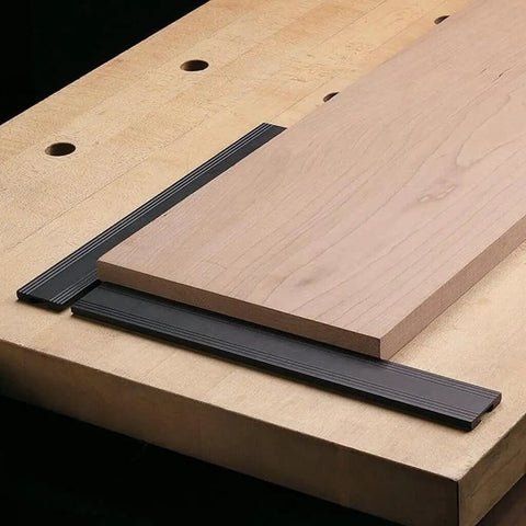 Rugged Bench Woodworking Auxiliary Clamp Kit For Planing Thin Boards Keeps Your Workpiece Flat And Skew Free Heavy Duty Aluminum Baffle