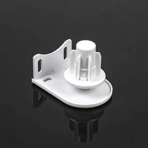 Heavy Duty Roller Blind Repair Kit With Brackets And Mounting Hardware For 32mm Tubes - Side view of mounting bracket in white