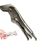 Super Cool 8 Inch Carbon Steel Adjustable Duckbill Locking Pliers For Sheet Metal Welding Jigs With Ergonomic Grip and Quick Release Handle