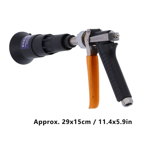 G1/4 Female Thread Ceramic Atomization Nozzle Sprayer Head For Fruit Tree Spraying And Garden Irrigation Uniform Atomization To Reduce Water Waste Ideal For Home Orchard And Crop Care, black and orange handle