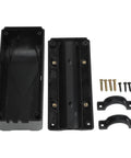 Built Tough ABS Metal Ebike Controller Case Waterproof Box for Scooter and Bike Conversions shown with mounting hardware