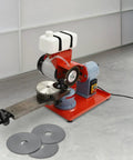 Circular Saw Blade Sharpener 370W Angle Mill Grinder With Water Cooling Tank for precision sharpening and restoration.