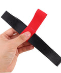 Durable Side Mount Scuba Tank Strap Holder Built From Tough Rubber, Easy Clip On Oxygen Cylinder Carrier, red strap detail