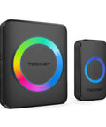 Crazy Long Range Wireless Doorbell For Home With IP65 Waterproof Receiver 1300ft Coverage, 120dB Loud Chime, LED Flash