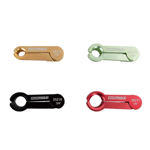 4 Piece Aluminum Disconnect Tool Set For Air Conditioning Lines, Fuel Lines And Fuel Filters, Spring Loaded