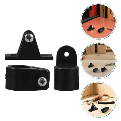 Heavy Duty Boat Canopy Fittings Eye End Caps For Bimini Top And Deck Hardware Kit Weather Resistant With 22mm Tube Fit Minimizes Wind Drag For Easy Boating Adventures And Summer Cruises, black 22mm tube eye end caps