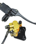 Beefed Up Front Hydraulic Disc Brake Master Cylinder Caliper Assembly with Pads for 50cc-125cc Dirt Pit Bikes and ATVs