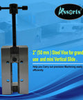 Mini 2 Inch Steel Vise For Precision Workholding In Machining And Engineering Compact 50 Mm Jaw Vise