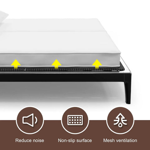 Tough As Nails Twin Bunkie Board 38 X 75 Inches Folding Mattress Support Platform showing non-slip surface and ventilation.