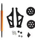RC Wheelie Bar Kit For ZD Racing MX 07 4WD 1/7 Scale RC Truck With Double Wheel Stability Upgrade components including wheels and arms