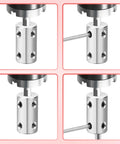 Six Pack 8mm To 10mm Steel Shaft Couplings Rigid Set Screw Motor Shaft Connectors For DIY Projects Motor Accessories Kit With Allen Wrench And Screws showing motor shaft connection