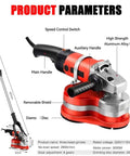 8 Inch Diamond Floor Grinder With Three Disc System 2800W Powerhouse Polisher for Concrete and Stone Polishing product diagram