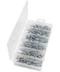 Heavy Duty Aluminum Dome Head Blind Rivets Set - Assorted Sizes, 215-Piece Kit in organizer box
