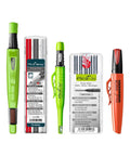 Stone Marker Pen Master Kit For Builders, Precision Marking Tool With Velcro Fastener, Compact All In One Pen Set Display